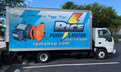 Rice Pump and Motor Truck